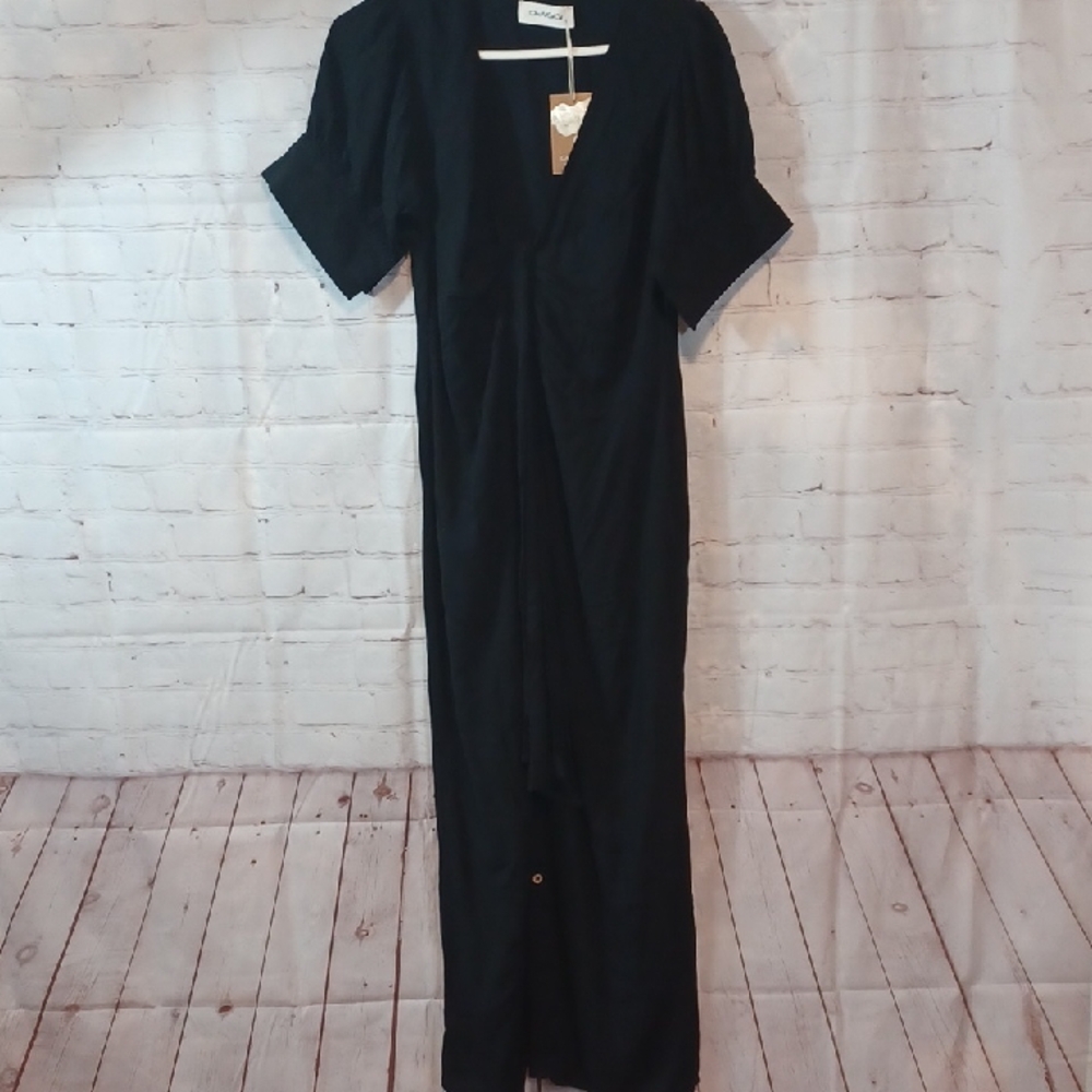 Own Gigo Elegant Black Summer  Dress S NWT
